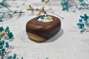 Set 2 Mini Square Wooden <b>Tea</b> <b>Light</b> Soy Wax Votive Candles Eco-Friendly Home Decoration for Indoor/Outdoor for Diwali <b>Christmas</b> - Product Image 4