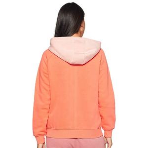 Vente en gros de pull sweat à capuche pour femme avec poche kangourou en coton uni pull à capuche unisexe de grande taille pour femme - Product Image 2