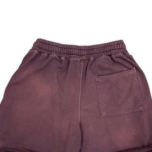 Pantalones Cortos Deportivos para Hombre con Logotipo Personalizado, Lavado Ácido, 100% Algodón, Estilo Urbano, para Verano, con Bolsillos, Ecológicos - Product Image 2