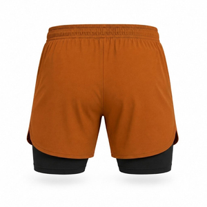 Nuevos Pantalones Cortos de Compresión para Hombre, Cintura Elástica, Secado Rápido, Transpirables, Doble Capa, Deportivos, para Gimnasio, Fitness y Entrenamiento - Product Image 2