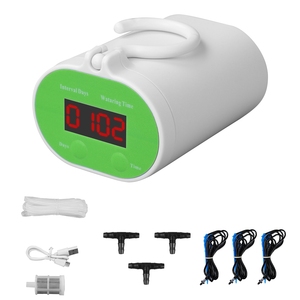 Sistema de Riego por Goteo Automático para Interiores, Temporizador Programable para 12 Plantas, Batería Recargable, Temporizadores de Agua para Jardín, 1 Unidad - Product Image 1