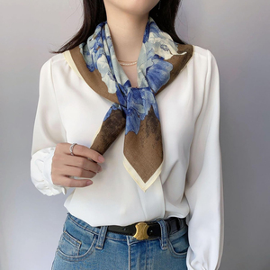 Nouveau Bandana Carré Élastique Couleur Unie Ethnique 2026 – Foulard et Bandeau Respirant Léger pour Femmes et Filles – Collection Printemps - Product Image 3