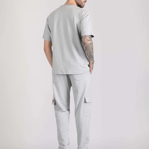 Ensemble de survêtement pour homme, t-shirt et pantalon décontracté grande taille, ensemble deux pièces, tenue de sport pour homme, vêtements pour homme, ensemble deux pièces 2026 - Product Image 5