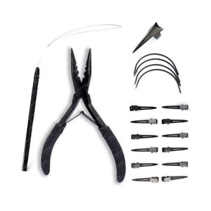 Kit de Herramientas para Extensiones de Cabello, Alicates Metálicos de Calidad Premium, Gama Completa, Juego de Herramientas Profesionales para Instalación y Remoción de Extensiones de Cabello - Product Image 4