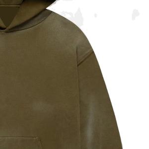 Sudadera extragrande de algodón 100% para hombre, moda de alta calidad, patrón de puntos, tela sostenible, colores lisos para el invierno - Product Image 4