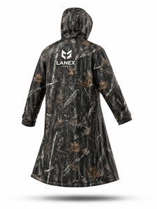 New Custom Waterproof <b>Camo</b> Hunting Rain Coat with Hood Long Rain Poncho Windproof Outdoor Fishing Camping Hiking <b>Jacket</b> OEM ODM - Product Image 4