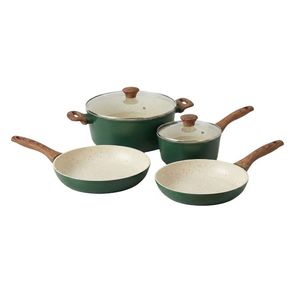 HOCA Ceramic Non-Stick Composite <b>Cookware</b> Set Glass Lids Dishwasher Safe Multi-Layer Coating for Gas Induction Stoves - Product Image 6