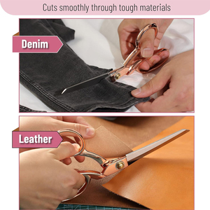 Ciseaux de tailleur professionnels en acier inoxydable pour la coupe de précision et les projets de couture - Product Image 6