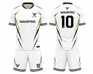 WARPRO <b>Men</b>’s Soccer Jersey Set <b>V</b>-<b>Neck</b> Short Sleeve Geometric Print Moisture Wicking Polyester Uniform Polyester Soccer Jersey - Product Image 1