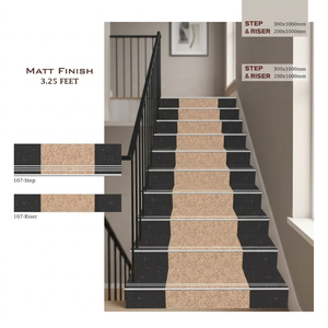 Carreaux antidérapants Vistaar au meilleur prix, en porcelaine GVT, 300x1000mm, marche d'escalier 200x1000mm, 10mm, pour l'exportation, carreaux de toiture Nigeria - Product Image 4