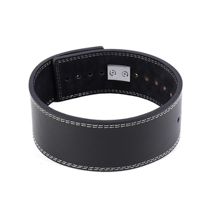 Cinturón de cuero vacuno antideslizante unisex de 15 mm de grosor para levantamiento de pesas, cinturón de fitness con hebilla de palanca para gimnasio y powerlifting, la mejor calidad. - Product Image 3