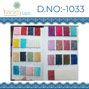 Tela de Chifón Chinon Sin Tejer Premium HONEY LACE, Estampada con Flores y Cuentas, Peso Medio, Antiestática, Transpirable, para Accesorios - Product Image 4