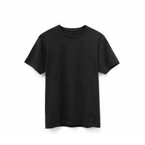 T-shirt en coton à col rond pour homme, tee-shirt uni, logo personnalisé, OEM, t-shirt en coton pour homme, vêtements décontractés pour tous les jours, fournisseur de t-shirts en coton - Product Image 1