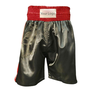 Pantalones Cortos de Boxeo Personalizados para UFC MMA Grappling - Logotipo Frontal, Transpirables, Elásticos, Ligeros, de Poliéster/Algodón, para Artes Marciales - Product Image 1