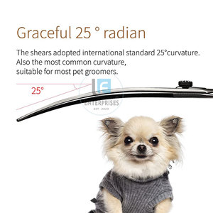 Tijeras Curvas para Peluquería Canina de Último Diseño, Acero Inoxidable de Alta Calidad, Reutilizables, Duraderas y Ecológicas - Product Image 6