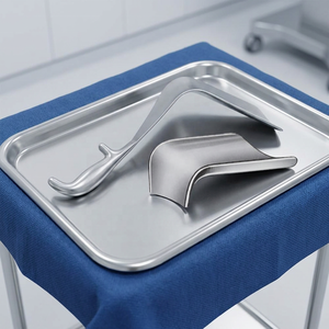 เครื่องมือผ่าตัดทั่วไป Doyen Speculum Retractor แบบโค้งเว้าเล็กน้อย ขนาด 55 x 35 มม. ได้รับการรับรองมาตรฐาน CE แบบใช้มือ - Product Image 3