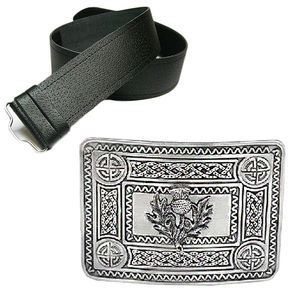 Accessoires d'instruments de musique en cuir, ceinture en cuir et métal personnalisée de haute qualité, nouvelle mode masculine - Product Image 4