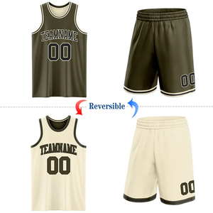 Fabricant de vêtements de sport sur mesure, maillots de basket-ball réversibles OEM - Product Image 3