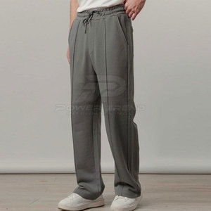 Men Straight Mid Waist <b>Slim</b> Fit <b>Jogger</b> Pant Casual with Side Pockets Lightweight Breathable All Day Indoor Outdoor - Product Image 3