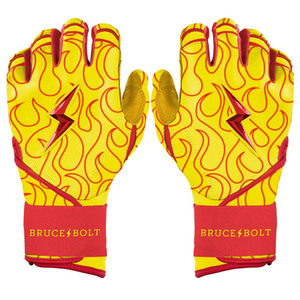 Guantes de Bateo de Béisbol Personalizados, Color Sólido, Absorbentes de Humedad, Ligeros, Palma de Cuero Cabretta, Dorso de Piel de Vaca, Logotipo Personalizado - Product Image 1