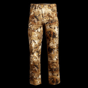 Pantalon de chasse décontracté pour homme, 100% polyester, tissu en toile, fermeture à glissière et boutons, poches avant, arrière et latérales, ceinture, pantalon de chasse - Product Image 1