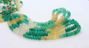 Cuentas Redondas de Calcedonia Natural AAA de 6-8 mm, Cuentas Redondas de Calcedonia Disco de 16 Pulgadas, Cuentas Redondas de Calcedonia Lisas - Product Image 4