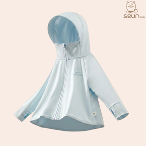 เสื้อแจ็คเก็ตเด็ก SEUN แบบมีฮู้ด ผ้าซอฟต์เชลล์ สีพื้น แขนยาว สไตล์ลำลอง สำหรับเด็ก พร้อมโลโก้ที่อกซ้าย - Product Image 3