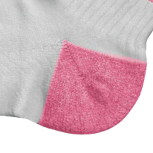 AKA Quarter Length Cotton <b>Socks</b> Athletic Casual Embroidered Fashion <b>Socks</b> for <b>Women</b> Pink Green <b>White</b> Color - Product Image 4