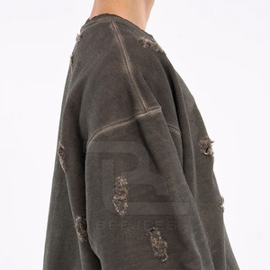 Servicio OEM, Sudaderas para Hombre de Alta Calidad, Diseño Desgastado, Venta al Por Mayor, Último Diseño, Transpirables - Product Image 4