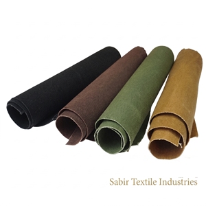 High Quality 100% Cotton Canvas Durable Backpack Tent & Tarpaulin Fabric Washed <b>Waterproof</b> Waxed Canvas Fabric - Product Image 1