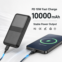 Batería Externa de 10000 mAh al por Mayor, Cargador de Batería Externa de 10000 mAh, Logotipo OEM ODM para Promoción Minorista, CE RoHS FCC de Fábrica