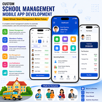 Desarrollo de Aplicaciones Móviles para Gestión Escolar Personalizada, Control de Asistencia Rápido, Soporte en Tiempo Real, Internet, MAC/Linux en Stock