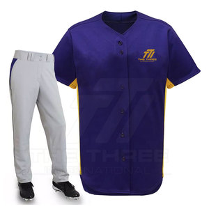 Uniforme de Béisbol Premium para Hombre, Transpirable, Tejido Resistente, Absorbe la Humedad, Personalizable, Conjunto de Camiseta y Pantalones Cortos Profesionales - Product Image 4