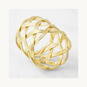 Anillo de Servilleta de Metal de Lujo, Nuevo Diseño Elegante, Anillo de Servilleta Personalizado, Recién Llegado, Reutilizable, Accesorios para Mesa de Comedor para Bodas - Product Image 3