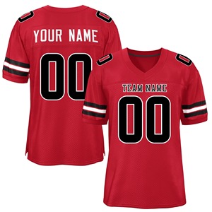 Wholesale Customized 2026 Factory Prices Wholesale Custom Retro Football Jersey Mens American Football Jersey T-shirt For Mens - Product Image 3