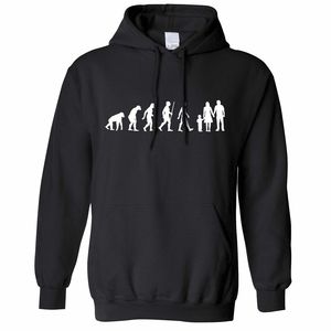 <b>Men's</b> <b>Navy</b> Blue Evolution Design Hooded Sweatshirt Oversized Fit Cotton <b>Fleece</b> Casual Streetwear Winter Pullover Front Pocket - Product Image 3
