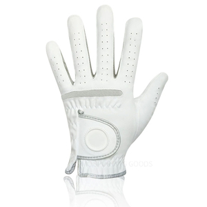 1 Gant de golf premium pour homme gaucher avec marqueur magnétique, en tissu doux et respirant, remplaçable, blanc - Product Image 4