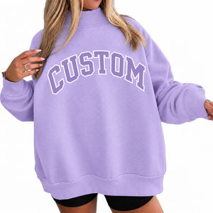 Sweat-shirt oversize à col montant pour femme en tissu polaire de haute qualité, respirant, écologique et anti-rétrécissement, idéal pour un usage décontracté en hiver - Product Image 5