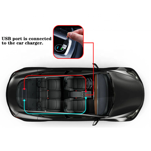 ป้ายไฟแสดงผลข้อความเลื่อนได้สำหรับติดกระจกหลังรถยนต์ Meekee ขนาด 16x32 จุด พร้อมระบบควบคุมผ่านแอปพลิเคชัน - Product Image 3