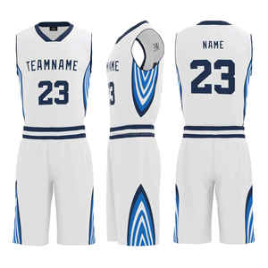 Uniformes de basket-ball personnalisés de haute qualité pour hommes, nouveau style, respirants, anti-humidité, grandes tailles, sans manches et avec numéro d'équipe - Product Image 3