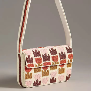 Beaded Embroidery Handbags Custom Made With <b>Seed</b> Beads Decoration <b>Seed</b> Beads Embroidery Handbags Handmade Bags For Women - Product Image 1