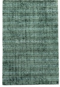 Handwoven Green Jamsine Silk Rug: Luxury Minimalist Carpet - Product Image 1