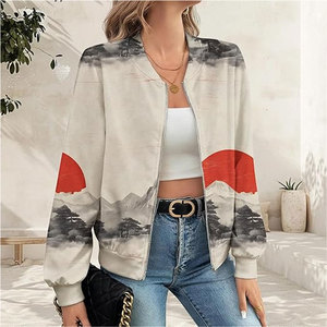 Nouvelles vestes bomber personnalisées pour femmes, qualité supérieure, tissées, légères, de haute qualité, vente en gros OEM - Product Image 5