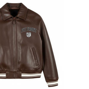 Best Price Men's Leather Jacket Premium Winter Jacket Genuine Leather Windproof Waterproof Plain Dyed All Sizes Available - Product Image 2