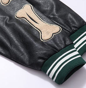 Chaqueta de Béisbol Varsity Unisex de Diseño, Lona Revestida, Estilo Formal, Algodón, Impermeable, Resistente al Viento, Transpirable, con Logotipo Frontal, para Primavera - Product Image 2