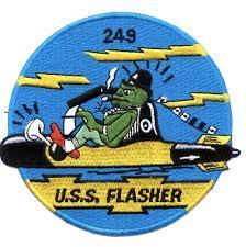 Patch brodé USS Razorback SS-394 Sous-marin, à coudre, en feutre non tissé, cadeau - Product Image 3