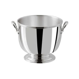 Seau à champagne en métal doré au design moderne, refroidisseur à vin, bol à glace sur piédestal, bac de service décoratif pour bars et événements – Meilleure vente - Product Image 4