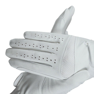 Guantes de equitación de invierno de cuero suave con logotipo personalizado, cierre sin cordones, ligeros, antideslizantes, para hombre, equipo deportivo para exteriores - Product Image 6