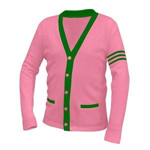 Fabricantes de Ropa Personalizada, Suéter de Punto Clásico para Hombre, Manga Larga, Cuello en V con Botones, Suéter Cárdigan Unisex - Product Image 4