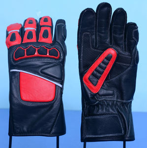 Guantes de Motociclismo de Cuero de Invierno Unisex con Logotipo Personalizado de la Mejor Calidad, Resistentes al Viento, Transpirables, Equipo de Protección para Carreras - Product Image 1